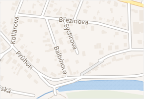 Sychrova v obci Brandýs nad Labem-Stará Boleslav - mapa ulice