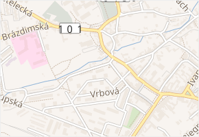 U Borku v obci Brandýs nad Labem-Stará Boleslav - mapa ulice