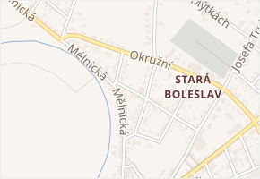 U pramene v obci Brandýs nad Labem-Stará Boleslav - mapa ulice