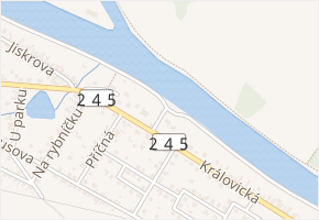 U přívozu v obci Brandýs nad Labem-Stará Boleslav - mapa ulice