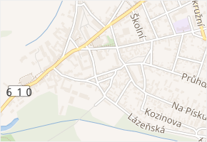 U staré školy v obci Brandýs nad Labem-Stará Boleslav - mapa ulice