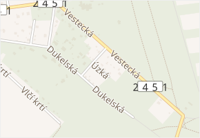 Úzká v obci Brandýs nad Labem-Stará Boleslav - mapa ulice
