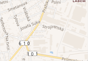 V bažantnici v obci Brandýs nad Labem-Stará Boleslav - mapa ulice