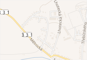 V Pecích v obci Brandýs nad Labem-Stará Boleslav - mapa ulice