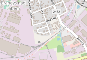 Ve Vrbičkách v obci Brandýs nad Labem-Stará Boleslav - mapa ulice