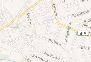 Zahradníčkova v obci Brandýs nad Labem-Stará Boleslav - mapa ulice