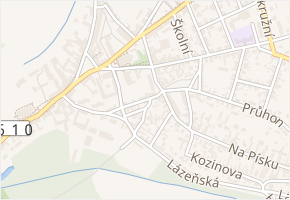 Železná v obci Brandýs nad Labem-Stará Boleslav - mapa ulice