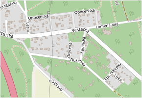 Ztracená v obci Brandýs nad Labem-Stará Boleslav - mapa ulice