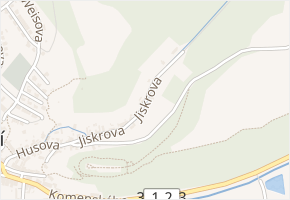 Jiskrova v obci Brandýs nad Orlicí - mapa ulice