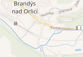 Klopotská v obci Brandýs nad Orlicí - mapa ulice