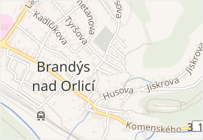 Na Výsluní I v obci Brandýs nad Orlicí - mapa ulice