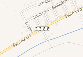 Olšanská I v obci Brandýsek - mapa ulice