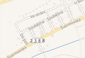 Olšanská II v obci Brandýsek - mapa ulice