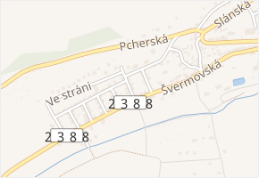 Olšanská V v obci Brandýsek - mapa ulice