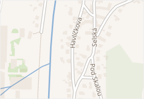 Havlíčkova v obci Branka u Opavy - mapa ulice