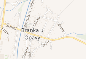 Příčná v obci Branka u Opavy - mapa ulice