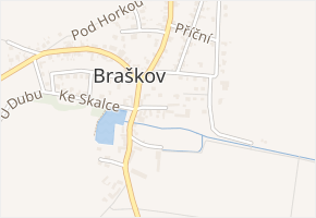 Družstevní v obci Braškov - mapa ulice