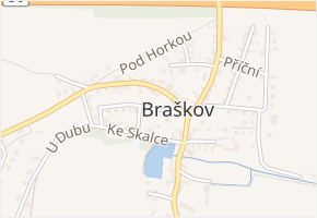 Požárníků v obci Braškov - mapa ulice