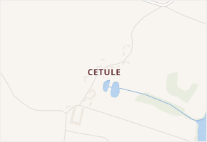 Cetule v obci Bratřice - mapa části obce