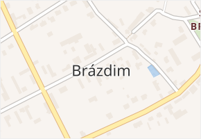 Nový Brázdim v obci Brázdim - mapa části obce