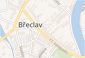 17. listopadu v obci Břeclav - mapa ulice
