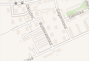 Budovatelská v obci Břeclav - mapa ulice