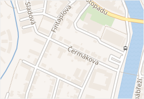 Čermákova v obci Břeclav - mapa ulice