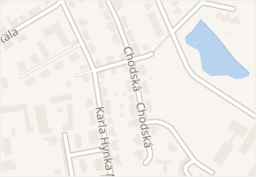 Chodská v obci Břeclav - mapa ulice