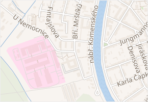 Díly v obci Břeclav - mapa ulice
