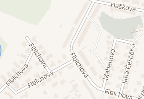 Fibichova v obci Břeclav - mapa ulice