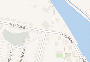 Haškova v obci Břeclav - mapa ulice