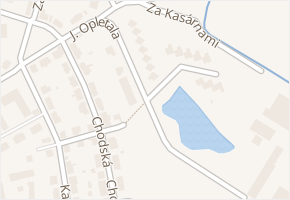 J. Opletala v obci Břeclav - mapa ulice