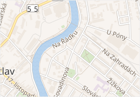 Kopečná v obci Břeclav - mapa ulice