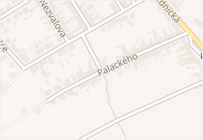 Palackého v obci Břeclav - mapa ulice