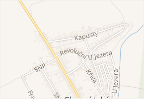 Revoluční v obci Břeclav - mapa ulice