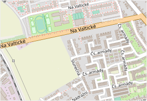 Slunečná v obci Břeclav - mapa ulice