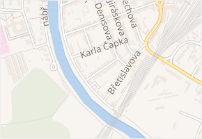 Sokolovská v obci Břeclav - mapa ulice
