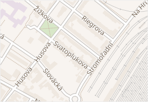 Svatoplukova v obci Břeclav - mapa ulice