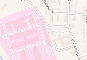 U Nemocnice v obci Břeclav - mapa ulice