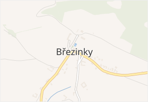 Březinky v obci Březinky - mapa části obce
