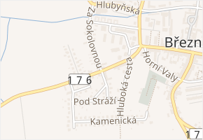 Bubovická v obci Březnice - mapa ulice