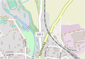 Chrástecká v obci Březnice - mapa ulice