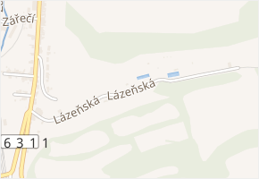 Lázeňská v obci Březová nad Svitavou - mapa ulice