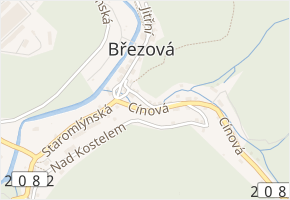 Keramická v obci Březová - mapa ulice