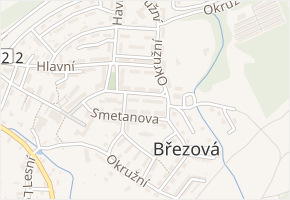 Dvořákova v obci Březová - mapa ulice