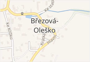 Březová v obci Březová-Oleško - mapa části obce