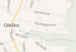 Do Akátí v obci Březová-Oleško - mapa ulice