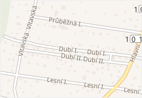 Dubí I. v obci Březová-Oleško - mapa ulice