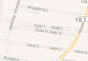 Dubí II. v obci Březová-Oleško - mapa ulice