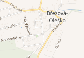 Ke Křížku v obci Březová-Oleško - mapa ulice